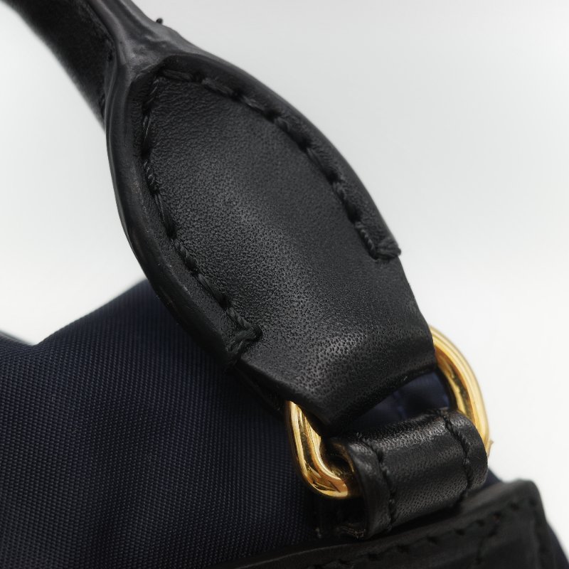 Burberry 巴寶莉 The Rucksack 墨藍色軍用級 尼龍標誌 中性軍旅背包-19