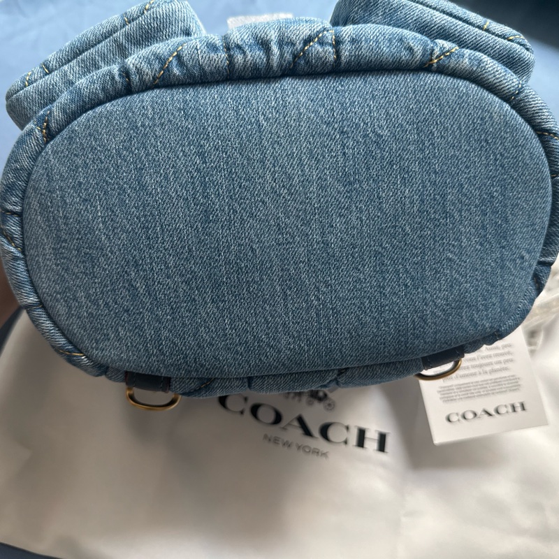 COACH 牛仔丹寧包-8