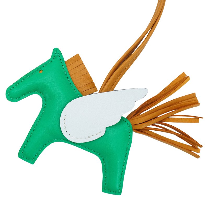 Hermes Rodeo PM 飛馬吊飾(綠/淺藍/棕)-1