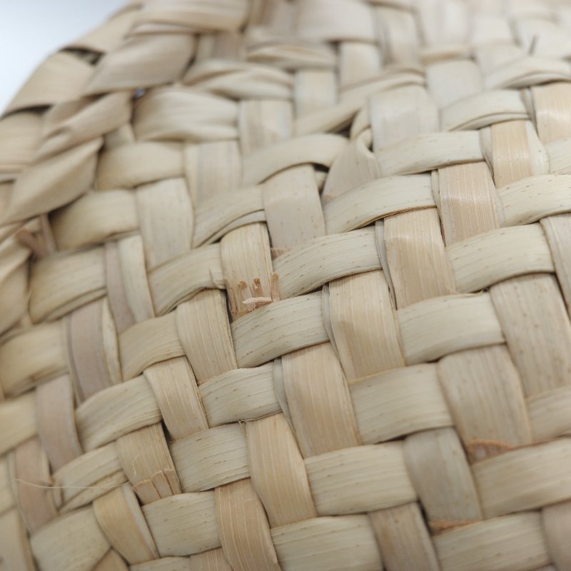 Loewe 羅威 Basket 雙色拼接原色棕櫚葉 小牛皮 中型編織手包-26