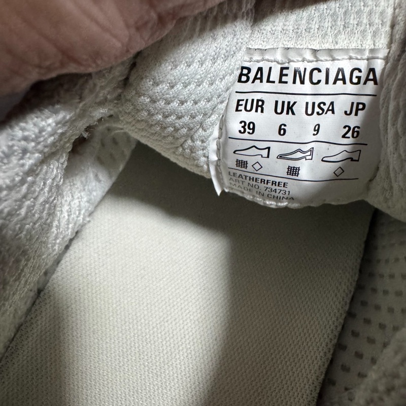 Balenciaga正品3XL巴黎世家做舊老爹鞋 淺米色 39碼-6