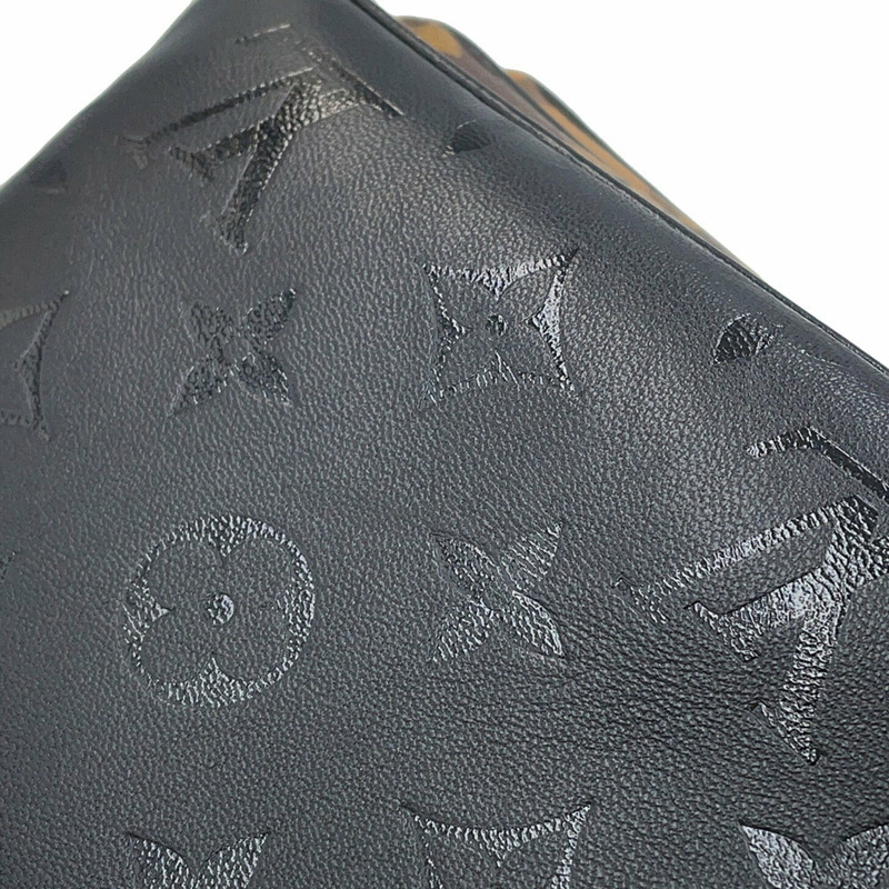 路易威登 Monogram Reverse 羊皮肩包 Pochette LV3 M45412 路易威登黑色手提包-7
