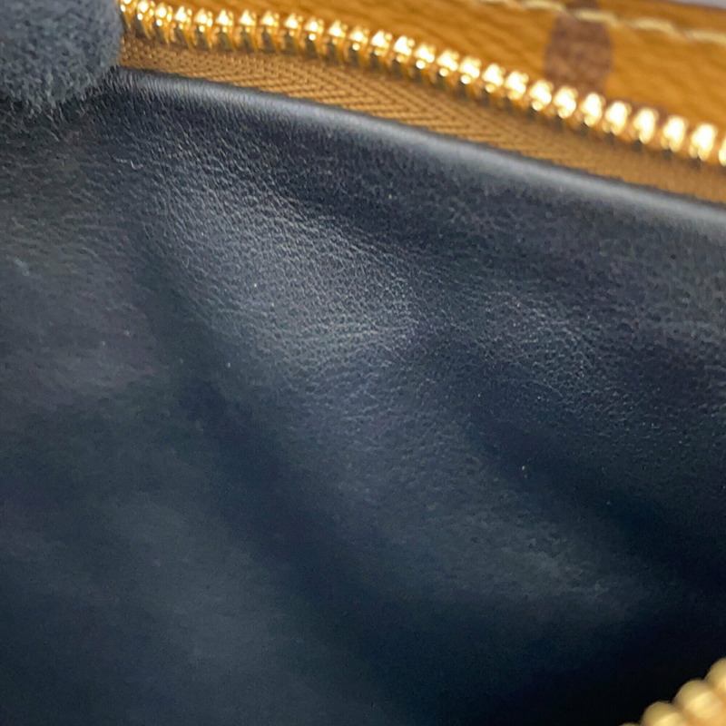 路易威登 Monogram Reverse 羊皮肩包 Pochette LV3 M45412 路易威登黑色手提包-9