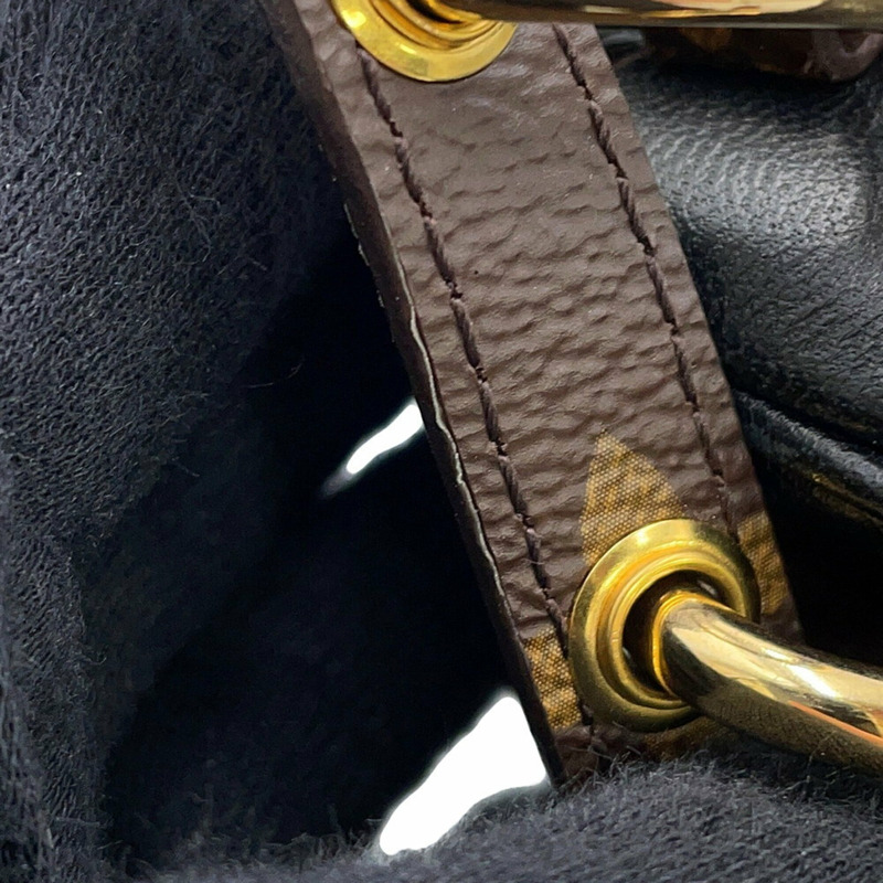 路易威登 Monogram Reverse 羊皮肩包 Pochette LV3 M45412 路易威登黑色手提包-10
