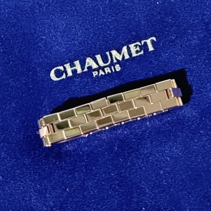 Chaumet尚美BOLÉRO 波萊羅 18K 玫瑰金 鏈條 軟戒，55號-3