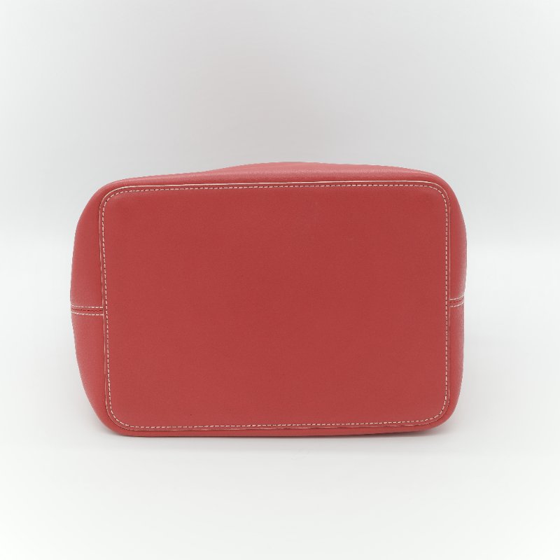 Loewe 羅意威 經典紅色 小牛皮 手提 斜背兩用包-6