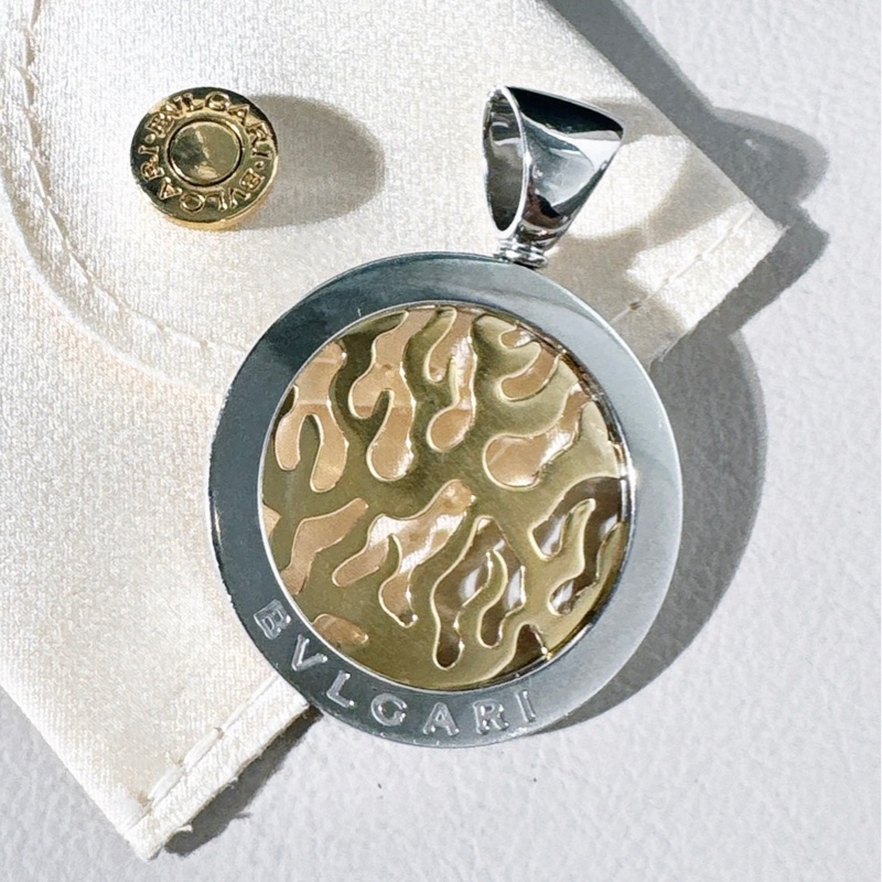 BVLGARI寶格麗 Vintage 中古款 金鋼火焰吊墜-0