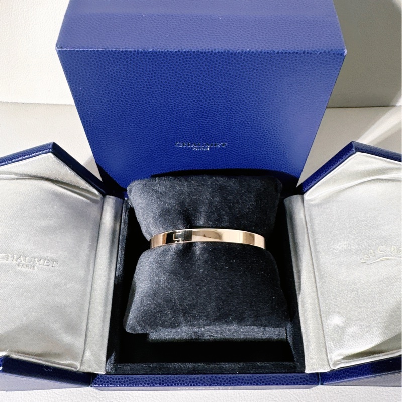 Chaumet尚美 Liens  緣系一生 18 K 玫瑰金 寬版手鐲，15號-1