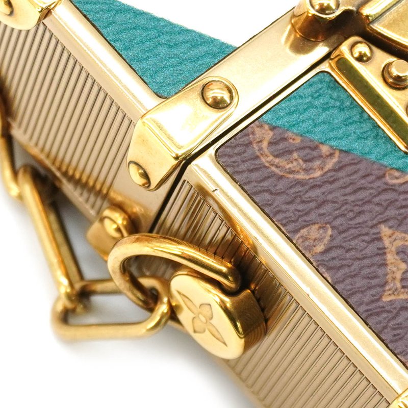 Louis Vuitton 展示品 Rigid Trunk 金框可背式煙盒(MP3273-咖)-6