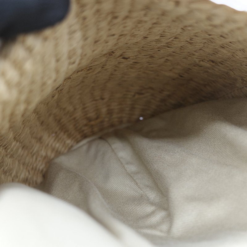 Chloé 蔻依 Woody 編織提籃 米白色 天然纖維 拼接小牛皮 水桶型菜籃子包-18