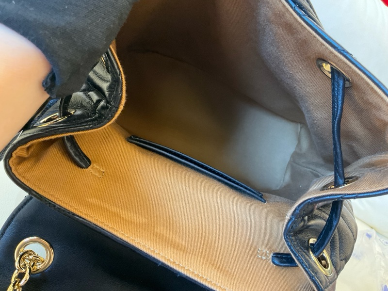 Salvatore Ferragamo LOGO 壓印皮革 後背包-14