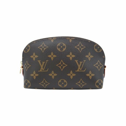 Louis Vuitton 帆布拉鍊化妝包-PM(M47515-咖)