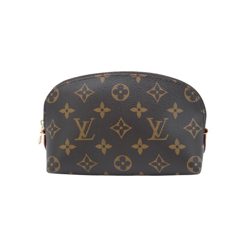 Louis Vuitton 帆布拉鍊化妝包-PM(M47515-咖)-0