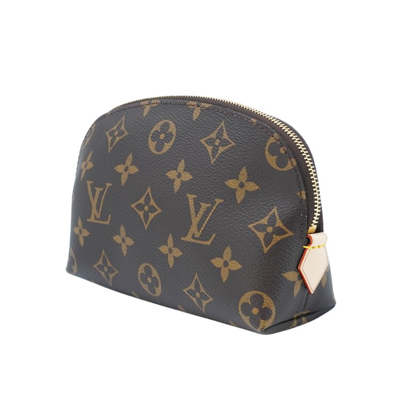 Louis Vuitton 帆布拉鍊化妝包-PM(M47515-咖)-1