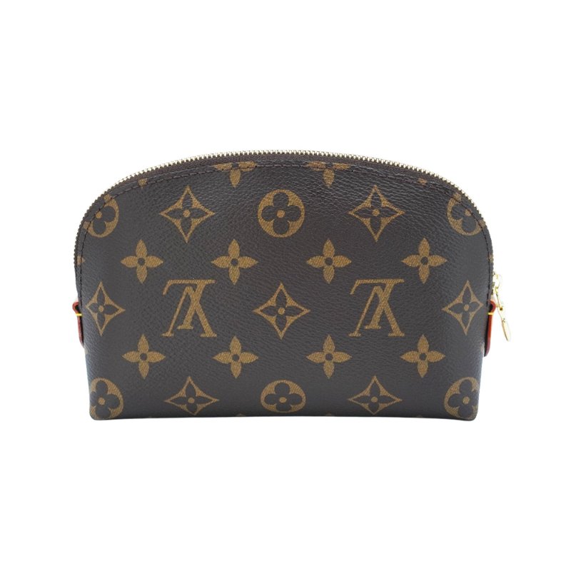Louis Vuitton 帆布拉鍊化妝包-PM(M47515-咖)-2