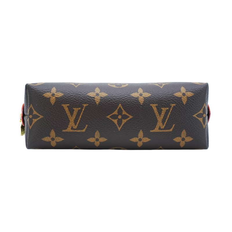 Louis Vuitton 帆布拉鍊化妝包-PM(M47515-咖)-3