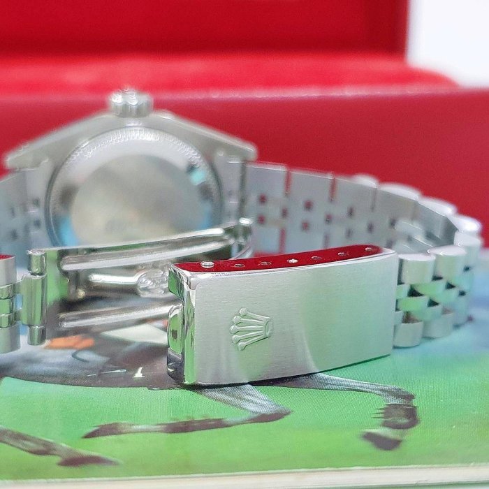 【大眾名錶】ROLEX 勞力士 69174 Datejust 蠔式日誌型 灰色直條紋面盤 錶徑26mm 大眾名錶G086-5