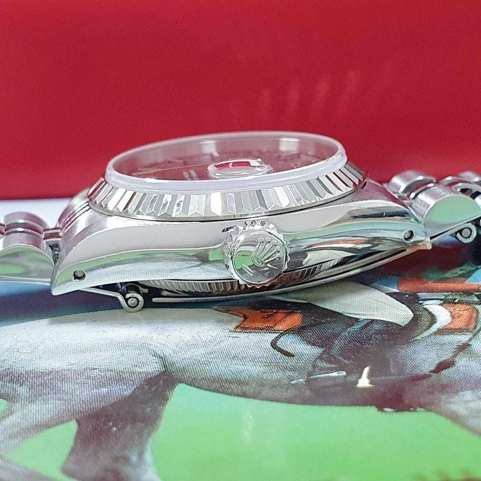 【大眾名錶】ROLEX 勞力士 69174 Datejust 蠔式日誌型 灰色直條紋面盤 錶徑26mm 大眾名錶G086-6