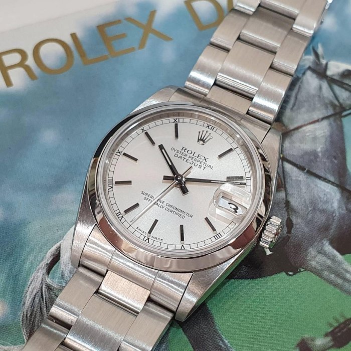 【大眾名錶】ROLEX 勞力士 Datejust 蠔式日誌 78240 銀面 平光圈 錶徑31mm 大眾名錶B1190-8