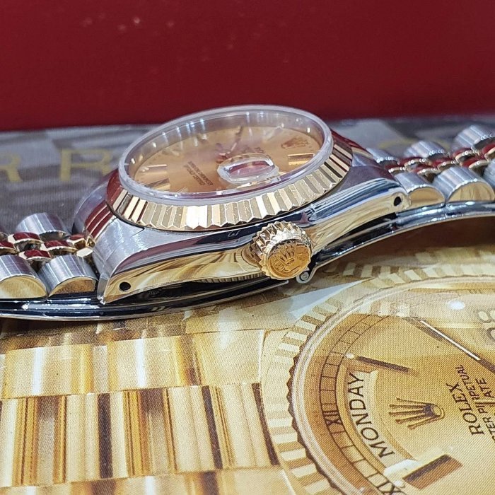 【大眾名錶】ROLEX勞力士 69173 Datejust 蠔式女錶 金面T柱 錶徑26mm 自動上鍊 大眾名錶G174-7