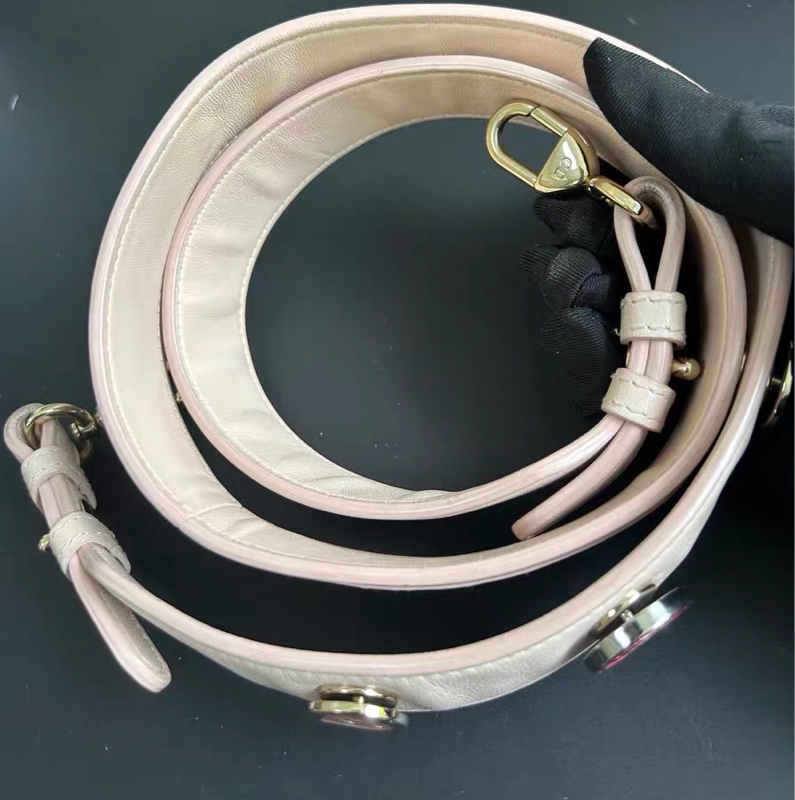 【96新 ✨ 全網最低價！】Lady Dior small 4格戴妃 粉色 （下單前先詢問庫存❗️）-24