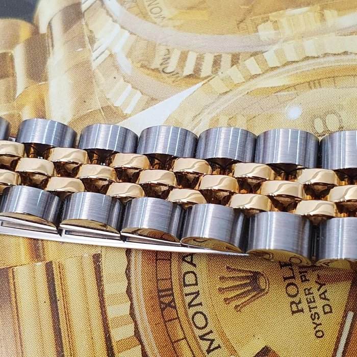 【大眾名錶】ROLEX 勞力士 69173 Datejust 蠔式女錶 18K半金 黑十鑽面盤 大眾名錶B1134-6