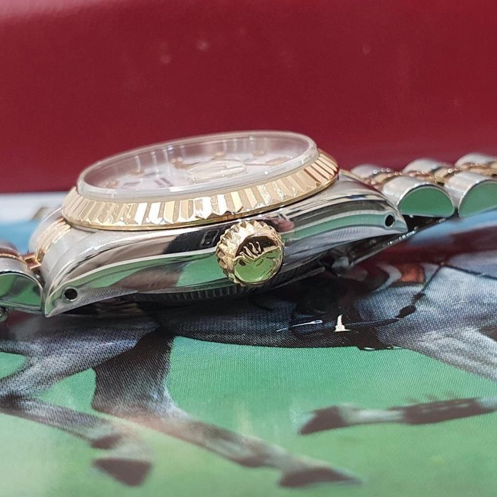 【大眾名錶】ROLEX勞力士 69173 Datejust 蠔式女錶 白瓷羅馬十鑽面盤 錶徑26mm 大眾名錶B1105-7
