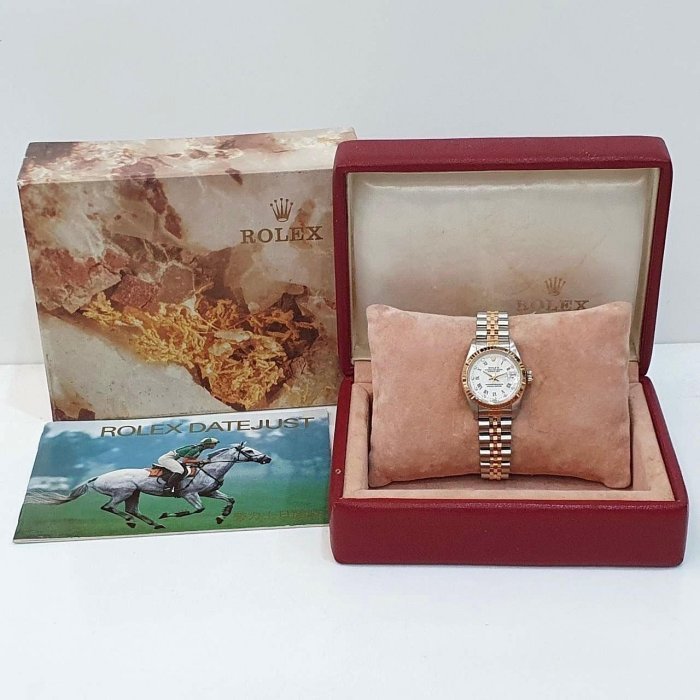 【大眾名錶】ROLEX勞力士 69173 Datejust 蠔式女錶 白瓷羅馬十鑽面盤 錶徑26mm 大眾名錶B1105-9