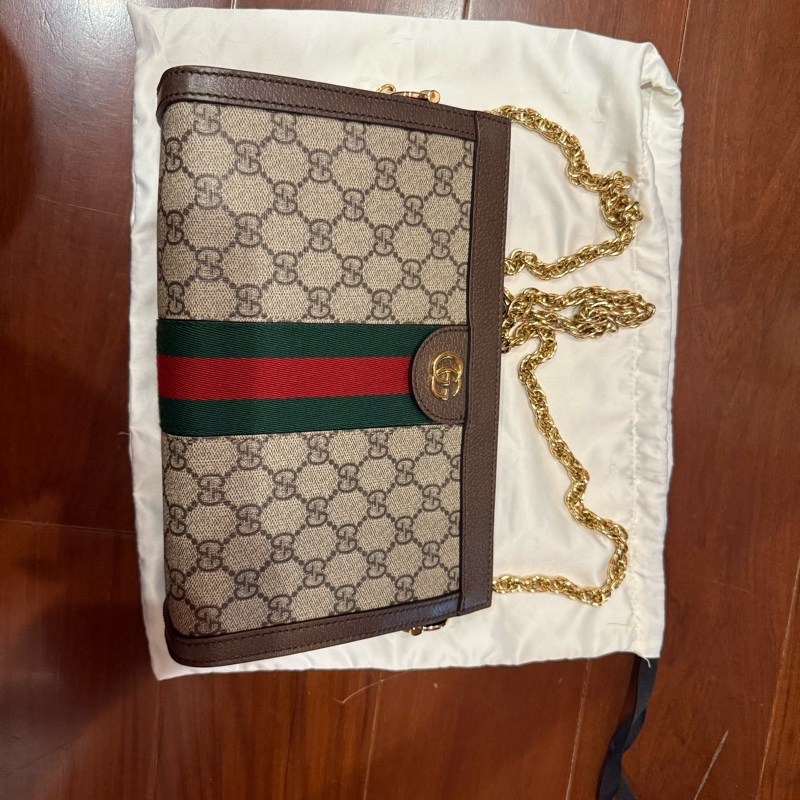GUCCI 鏈條斜背包-0