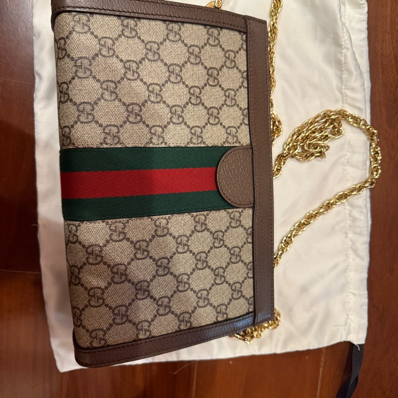 GUCCI 鏈條斜背包-4