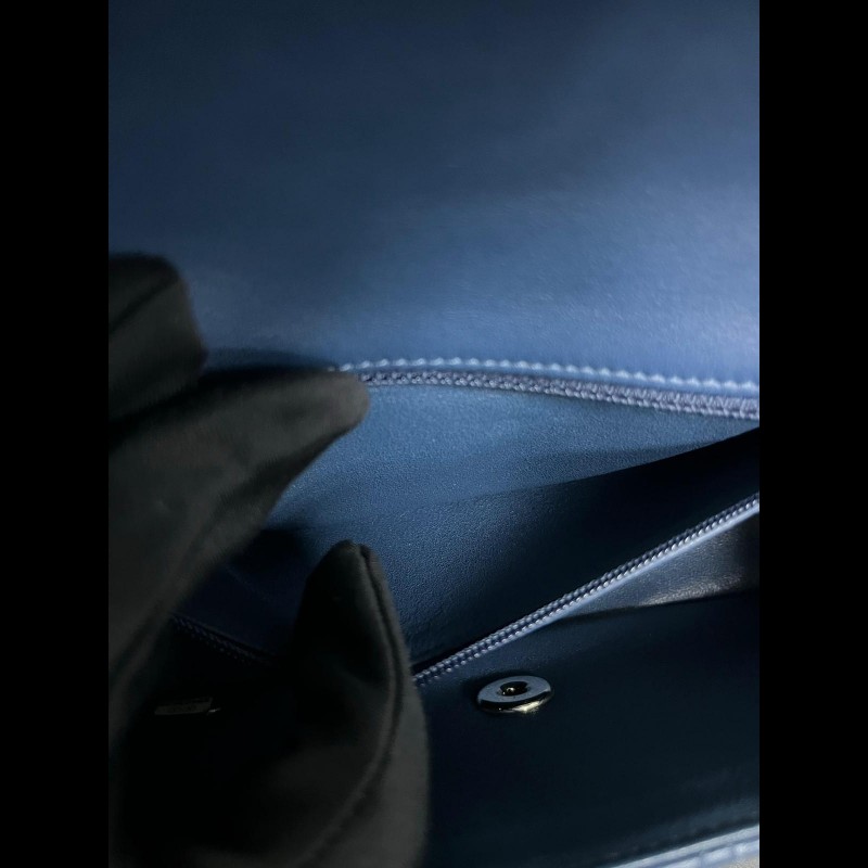 Chanel classic flap Mini 湖水藍cf大mini-15