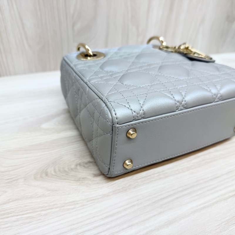 DIOR✨蛋白石灰MINI LADY DIOR黛妃包-10