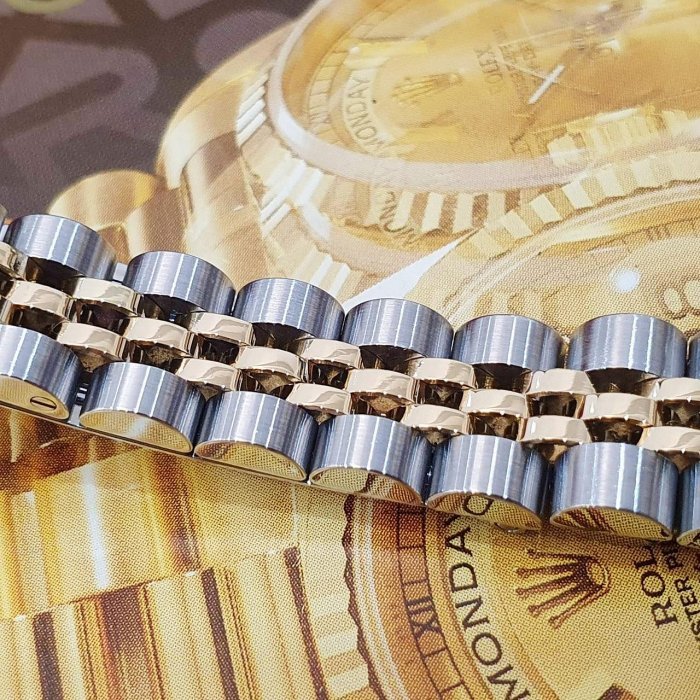 【大眾名錶】ROLEX 勞力士 69173 Datejust 半金女錶 金十鑽面盤 錶徑26mm 大眾名錶G183-6