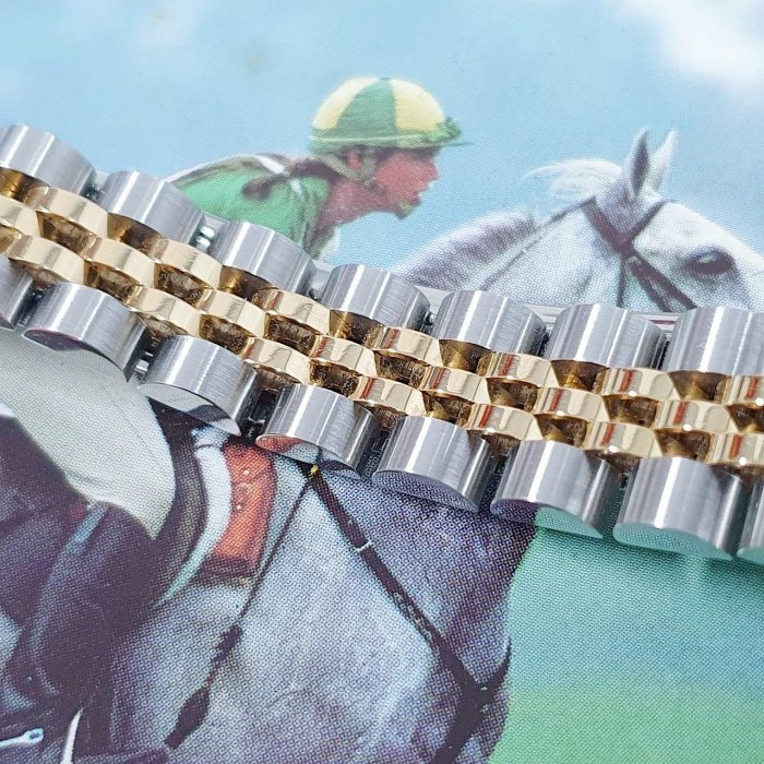 【大眾名錶】ROLEX 勞力士 69173 Datejust 蠔式日誌 女錶半金款 金色直條紋面盤 錶徑26mm 大眾名錶B1107-6