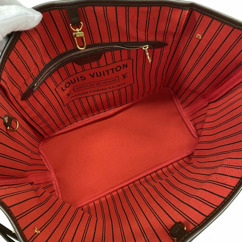 路易威登 Damier Neverfull 中號手提包 N40599 Ebene（女式）-3