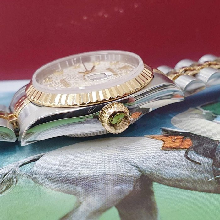 【大眾名錶】ROLEX 勞力士 69173 Datejust 蠔式女錶 銀白色紀念十鑽面盤 錶徑26 大眾名錶B1109-7