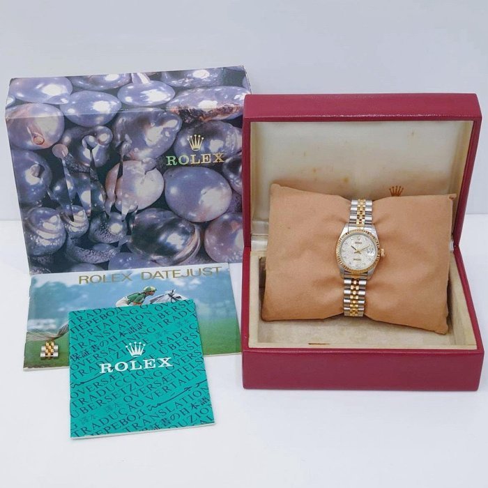 【大眾名錶】ROLEX 勞力士 69173 Datejust 蠔式女錶 銀白色紀念十鑽面盤 錶徑26 大眾名錶B1109-9