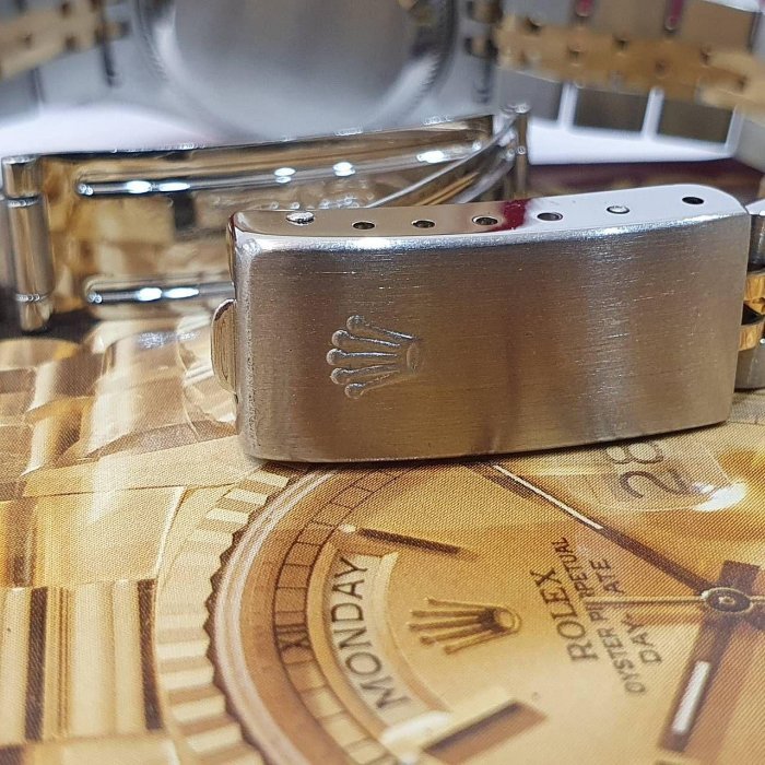 【大眾名錶】ROLEX 勞力士 69173 Datejust 半金女錶 金十鑽面盤 台灣AD全配件 大眾名錶G193-5