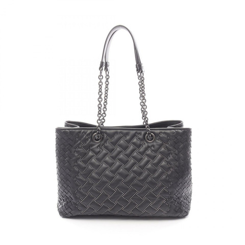 BOTTEGA VENETA Dahlia Nappa 微鉚釘中型手提單肩包（二手）