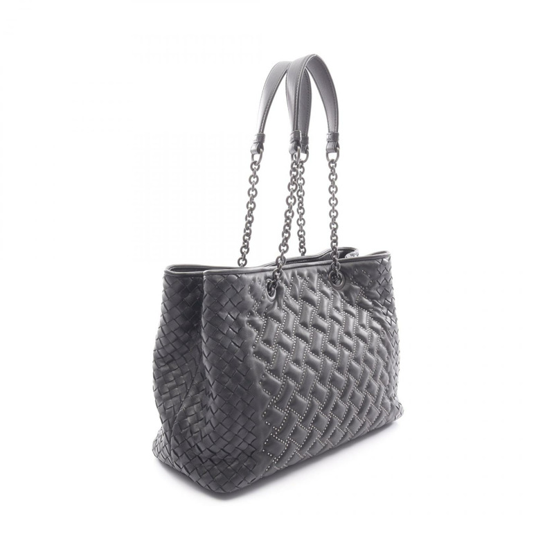 BOTTEGA VENETA Dahlia Nappa 微鉚釘中型手提單肩包（二手）-1