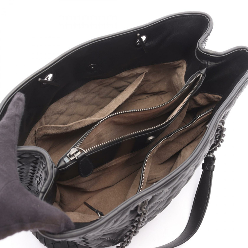 BOTTEGA VENETA Dahlia Nappa 微鉚釘中型手提單肩包（二手）-2