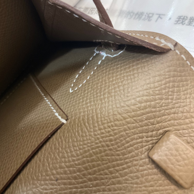 🥰愛馬仕Kelly to go大象灰銀扣W刻-22