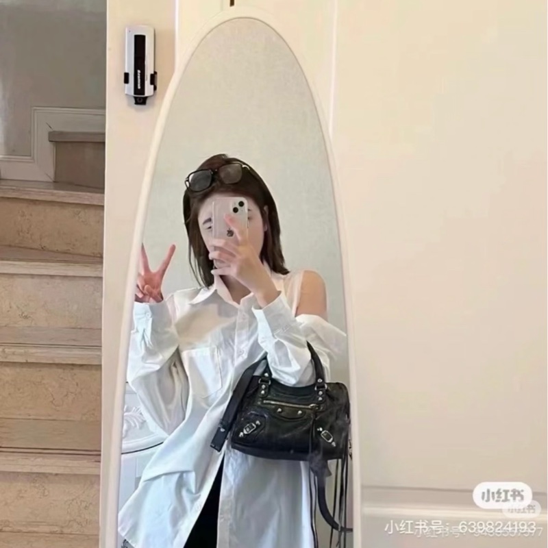 BALENCIAGA 巴黎世家 mini City 黑色 機車包 斜背包 肩背包 側背包 手提包-12