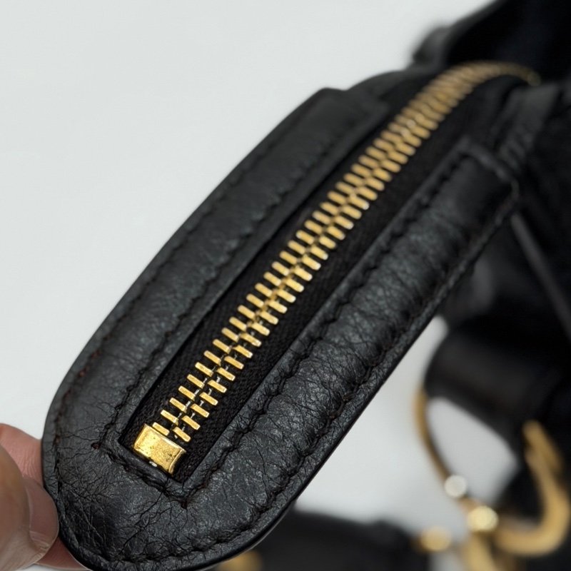 BALENCIAGA 巴黎世家 mini City 黑色 機車包 斜背包 肩背包 側背包 手提包-57