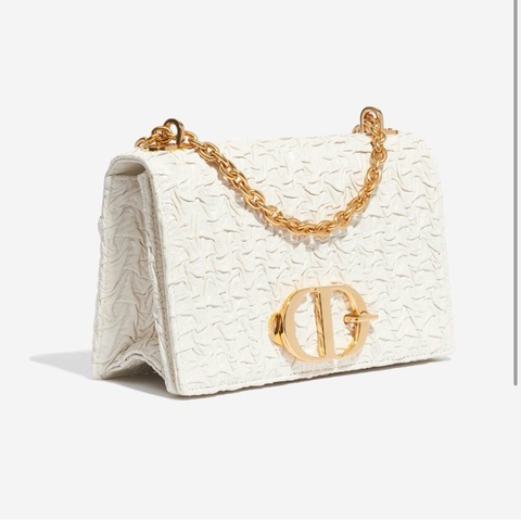 DIOR🤍限量款白金波紋小羊皮蒙田30M9220UPGO