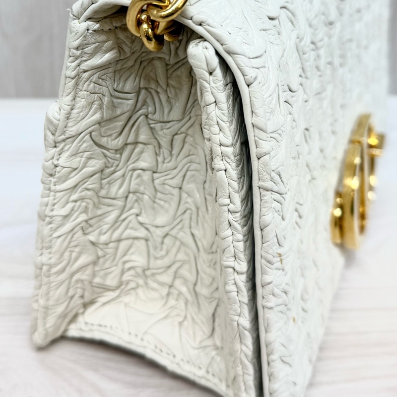 DIOR🤍限量款白金波紋小羊皮蒙田30M9220UPGO-12