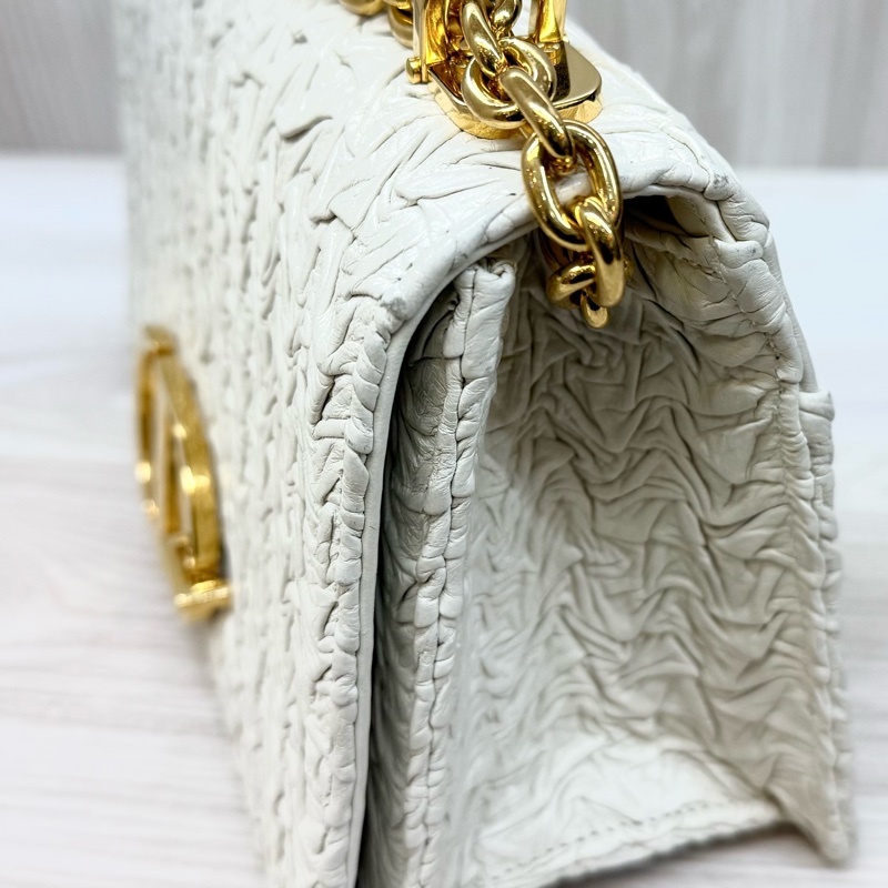 DIOR🤍限量款白金波紋小羊皮蒙田30M9220UPGO-13