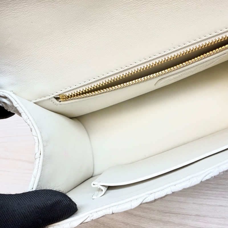 DIOR🤍限量款白金波紋小羊皮蒙田30M9220UPGO-16