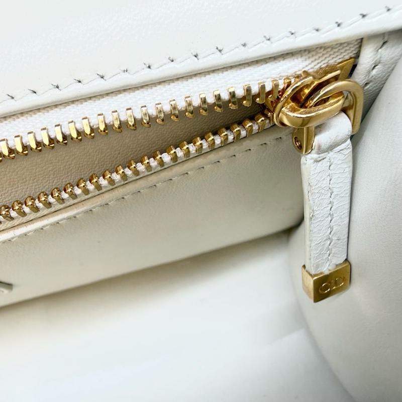 DIOR🤍限量款白金波紋小羊皮蒙田30M9220UPGO-19