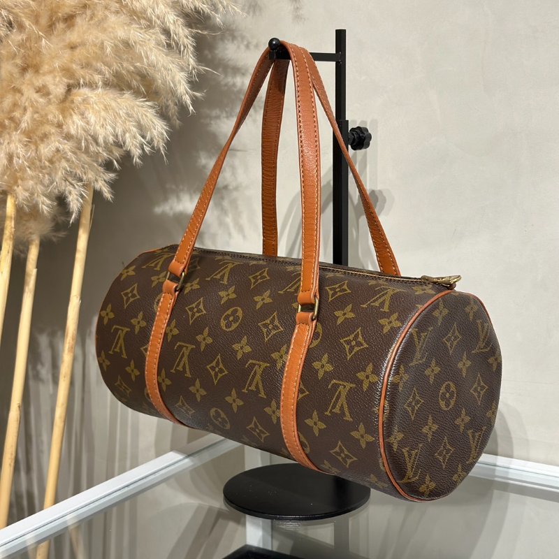 LOUIS VUITTON Papillon 30圓筒子母包 - 老花-3